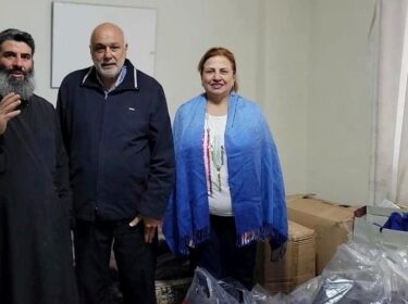 Delivery of 120 Blankets