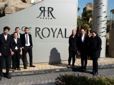 AUT Hospitality Students at Le Royal Hotel